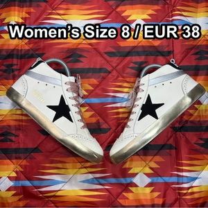 Golden Goose Mid Star White Sneaker Size Women’s Size 8 / EUR 38